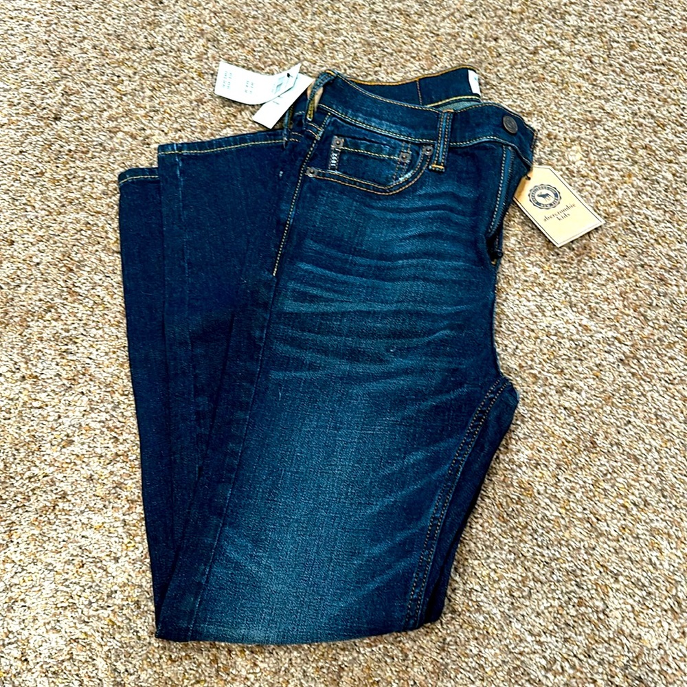 Abercrombie boys 13/14 slim jeans- taper fit